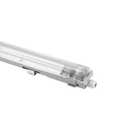 150cm Limea T8 LED-armatur, genomkopplad - För 1x150cm LED-lysör, IP65 vattentät