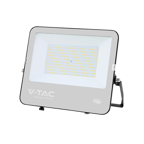 150W LED-strålkastare - 135lm/W, CREE-chip, IP65, svart hölje, 6 års garanti