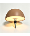 Laddningsbar LED flasklampa - Kaffefärgad, CCT, touch dimbar, IP54 utomhus