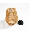 Solar Rattan Lanterna – Bohemisk trädgårdslampa med automatisk tänd/släck, IP44