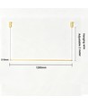Guld matbordslampa 126cm - 18W LED, 2800K, inkl. vajerupphäng