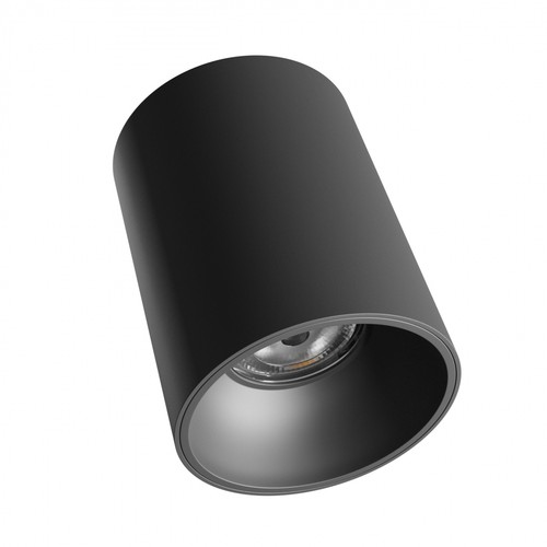 LED takspotlight, justerbar watt - Utanpåliggande, 14W-27W, IP44, RA90, UGR19, 5 års garanti, svart