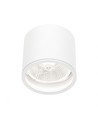 Taklampa för AR111 GU10 - Vit, IP65 utomhus, Ø12cm, 11,5cm hög, aluminium, utan ljuskälla