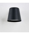 GU10 vägglampa - Svart, IP65, inomhus/utomhus, utan ljuskälla