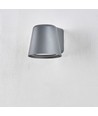 GU10 vägglampa - Grå, IP65, inomhus/utomhus, utan ljuskälla