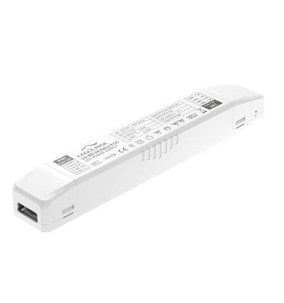Eaglerise 80W / 24V DC dimbar strömförsörjning - 3.3A, IP20, DALI+push, flicker free
