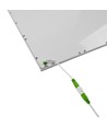 60x60 LED-panel 36W + Zigbee-driver - Höjd:10mm, UGR19, RA92, dimbar via Zigbee, vit ram