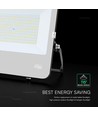 150W LED-strålkastare, Slimline - 135lm/W, CREE-chip, IP65, svart hölje, 6 års garanti