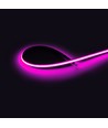 5m 9W/m Lila Slim COB strip - 230V, IP67 vattentät, 296 LED, kan klippas var 10:e cm