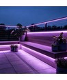 5m 9W/m Lila Slim COB strip - 230V, IP67 vattentät, 296 LED, kan klippas var 10:e cm