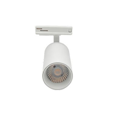 10W 1-fas RA95 skenspotlight - Vit, 1F2W