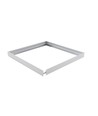 Ram för 60x60 LED-panel - 62mm hög, snabb skruvlös monteringssats, vit kant