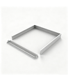 Ram till 60x60 LED panel - Snabb kit, plasthörn, vit kant