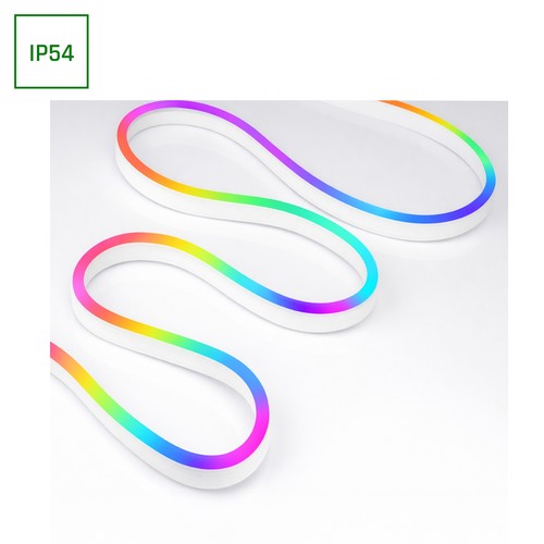 5m 1W/m RGB digital Neon Flex set - USB 5V, 30 LED per meter, IP54, inkl. fjärrkontroll