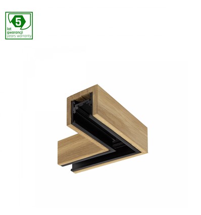 System Shift L-koppling för Wood Slim - Horisontell, svart