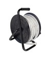 50m rulle 8W/m LED-strip - IP65, 120 LED/m, 600lm/m, 8mm bred, neutralvit