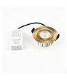 7W RA96 CCT + DimToWarm infälld spotlight för isolering - dimbar, Hål: Ø6,8 cm, Mått: Ø9,3 cm, guld
