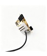 7W RA96 CCT + DimToWarm infälld spotlight för isolering - dimbar, Hål: Ø6,8 cm, Mått: Ø9,3 cm, guld
