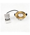 7W RA96 CCT + DimToWarm infälld spotlight för isolering - dimbar, Hål: Ø6,8 cm, Mått: Ø9,3 cm, guld