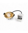 7W RA96 CCT + DimToWarm infälld spotlight för isolering - dimbar, Hål: Ø6,8 cm, Mått: Ø9,3 cm, guld