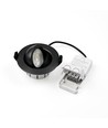 7W RA96 CCT + DimToWarm downlight för isolering - Dimbar, Hål: Ø6,8 cm, Mått: Ø8,3 cm, svart