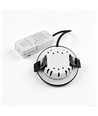 7W RA96 CCT + DimToWarm downlight för isolering - Dimbar, Hål: Ø6,8 cm, Mått: Ø8,3 cm, svart