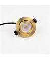 7W Ø8,3cm DimToWarm+CCT infälld spotlight dimbar RA96 - Hål: Ø6,8 cm, Mått: Ø8,3 cm, Guld