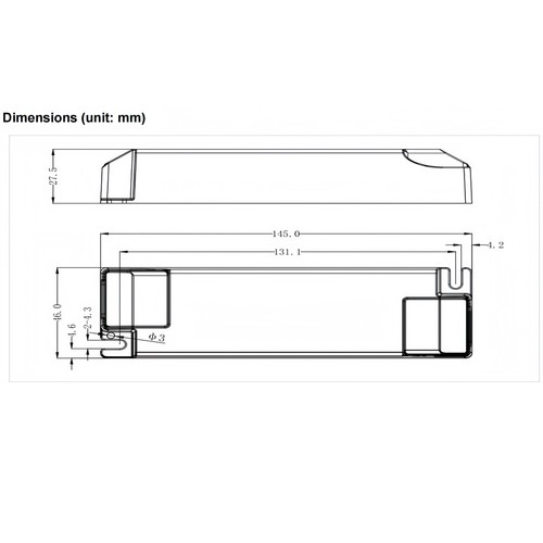 Lifud 30W / 550-700mA dimbar LED-driver - 25-40V, Triac fasdimring, flicker free