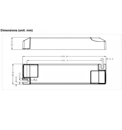 Lifud 30W / 550-700mA dimbar LED-driver - 25-40V, Triac fasdimring, flicker free