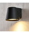 6-pack Avero GU10 Vägglampa Svart - IP65, utan ljuskälla