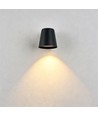 6-pack Avero GU10 Vägglampa Svart - IP65, utan ljuskälla