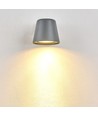 6 st. Avero GU10 Vägglampa Grå - IP65, utan ljuskälla