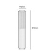 FYRON Bollard trädgårdslampa, Coffee - E27, 61 cm, IP54 utomhus, pollare