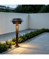 Antikt mässingsfärgad trädgårdslampa - E14, 60 cm, IP54 utomhus, exkl. ljuskälla