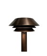 Antikt mässingsfärgad trädgårdslampa - E14, 60 cm, IP54 utomhus, exkl. ljuskälla