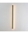 100cm avlång vägglampa - Svart, fyrkantig, inne / ute, IP65, inkl. ljuskälla