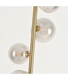 Oliva 5xG9 golvlampa brons - 160cm, rökfärgat glas, utan ljuskälla