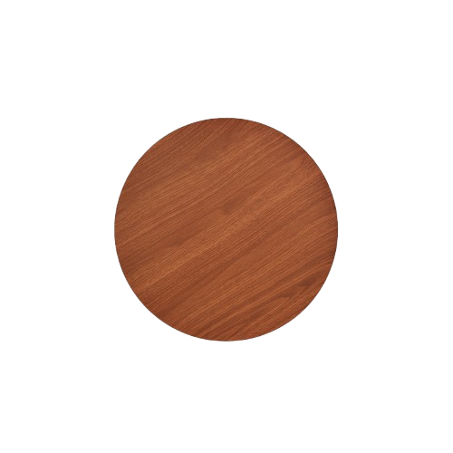Ø30cm vägglampa - Mörkt trä, 6W, 2700K, IP20