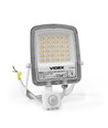30W LED-strålkastare med sensor - CCT, IP65, PIR-rörelsesensor, svart hölje