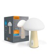 Uppladdningsbar Mushroom LED-bordslampa - RGB + 3000K, kallvit, bärbar