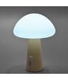 Uppladdningsbar Mushroom LED-bordslampa - RGB + 3000K, kallvit, bärbar