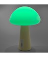 Uppladdningsbar Mushroom LED-bordslampa - RGB + 3000K, kallvit, bärbar