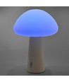 Uppladdningsbar Mushroom LED-bordslampa - RGB + 3000K, kallvit, bärbar