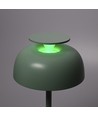 Laddningsbar LED-skrivbordslampa med white noise - Neutralvit + RGB, grön, inkl. ljuskälla