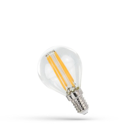 E14 5,5W LED-lampa - G45, koltråd