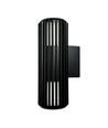 FYRON Duo upp/ned vägglampa, Svart - E27, IP54, utomhus