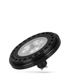GU10 20W LED-spot AR111 - RA90, 30° spridning, svart hölje, 5 års garanti