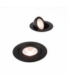 7W RA96 CCT + DimToWarm infälld spot för isolering - Dimbar, Hål: Ø6,8 cm, Mått: Ø9,3 cm, svart
