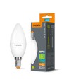 E14 6W LED-kronljuslampa - C37, neutralvit