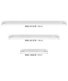 120cm 36W LED-armatur - CCT, komplett ljusskena